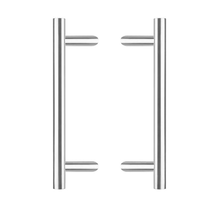 Intersteel Deurgrepen per paar T - schuin 700x85x25 HoH 500 rvs - Doika - Deurgrepen - Intersteel - 8714186334393 - 35,432,842