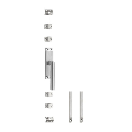 Intersteel Kruk - espagnolet rechts Hoek 90° met stangenset 2x 1245 mm rvs geborsteld - Doika - Deurespagnoletten - Intersteel - 8714186540527 - 0035.562046A