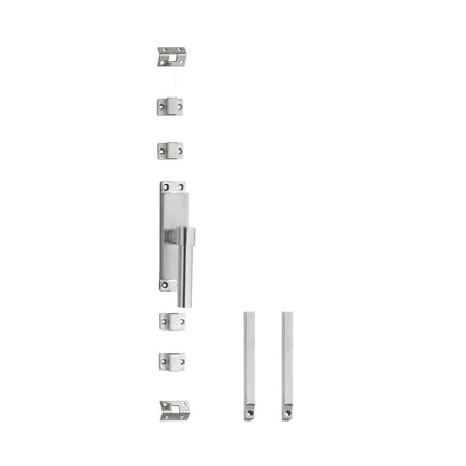 Intersteel Kruk - espagnolet rechts L - recht met stangenset 2x 1245 mm rvs geborsteld - Doika - Deurespagnoletten - Intersteel - 8714186540626 - 0035.562047A