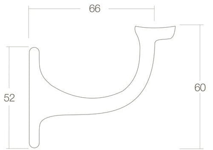 Intersteel Leuninghouder centraal hol zadel blind zwart - Doika - Leuninghouders - Intersteel - 8714186106983 - 23,724,531