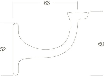 Intersteel Leuninghouder opschroevend vlak zadel nikkel - Doika - Leuninghouders - Intersteel - 8714186126257 - 18,724,520