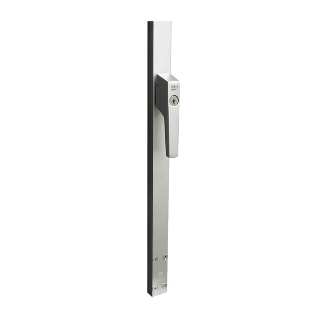 Intersteel Raamespagnolet afsluitbaar Rechts 1800mm met uitwisselbare cilinder aluminium - Doika - Raamespagnoletten - Intersteel - 8718419305143 - SI - 1428 - 18A - 71R