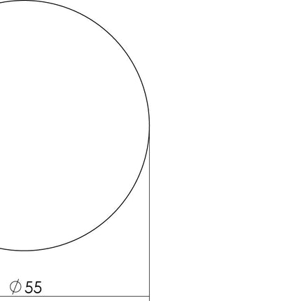 Intersteel Rozet blind rond zelfklevend mat zwart - Doika - Rozetten - Intersteel - 8714186410417 - 23,340,319