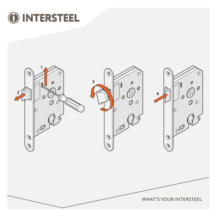 Intersteel Woningbouw cilinder dag - en nachtslot wit 55 mm - Doika - Woningbouwsloten - Intersteel - 8714186418307 - 94,954,029