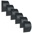 Practo Garden Brievenbussen Montreal mat zwart | Set van 6 stuks - Doika - Brievenbusset - Practo Garden -  - 6 stuks van B414AN