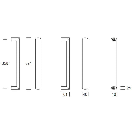 Shuffle Voordeurset rond met Moskou 350 & briefplaat zwart - Doika - Voordeurset - Shuffle - 8717727199918 - N1900797