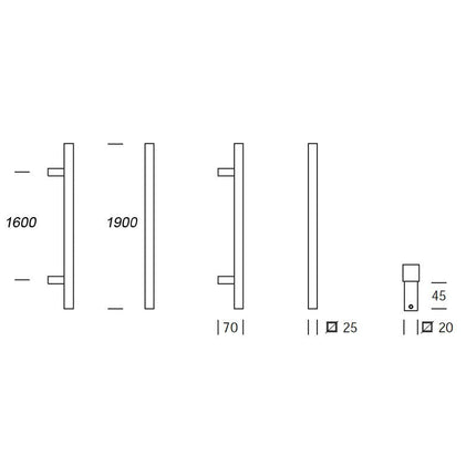 Shuffle Voordeurset vierkant met Toronto 1900 zwart - Doika - Voordeurset - Shuffle - 8717727200119 - N1902877