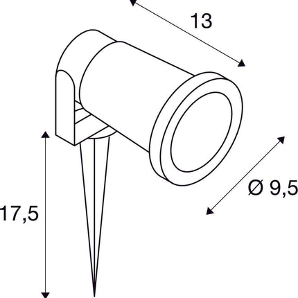 SLV Buitenlamp BIG NAUTILUS IP44/IP65 Roest - Doika - Buitenverlichting - SLV - 4024163221955 - 1001964