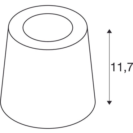 SLV Buitenlamp CONCRETO IP65 Grijs - 12x11,7 cm - Doika - Buitenverlichting - SLV - 4024163266321 - 1006408