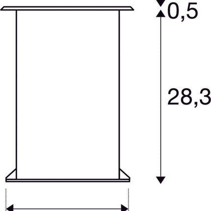 SLV Buitenlamp DASAR® 215 IP67 Roestvrij Staal - 21,5x22,5 cm - Doika - Buitenverlichting - SLV - 4024163094696 - 229200