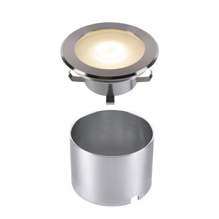 SLV Buitenlamp DASAR® FLAT 120 IP65/IP67 Roestvrij Staal - Doika - Buitenverlichting - SLV - 4024163262071 - 1006106