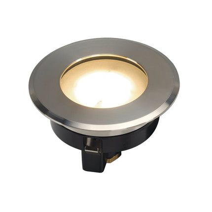 SLV Buitenlamp DASAR® FLAT 80 IP65/IP67 Roestvrij Staal - Doika - Buitenverlichting - SLV - 4024163138048 - 228412