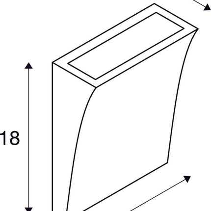 SLV Buitenlamp DELWA IP44 Antraciet - Doika - Buitenverlichting - SLV - 4024163180870 - 1000342