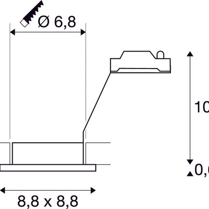 SLV Buitenlamp DOLIX OUT IP65 Zilver - Doika - Buitenverlichting - SLV - 4024163194891 - 1001172