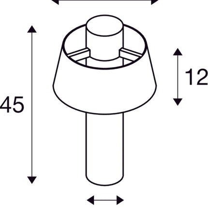 SLV Buitenlamp PHOTONI 45 IP65 Zwart - Doika - Buitenverlichting - SLV - 4024163280945 - 1007587