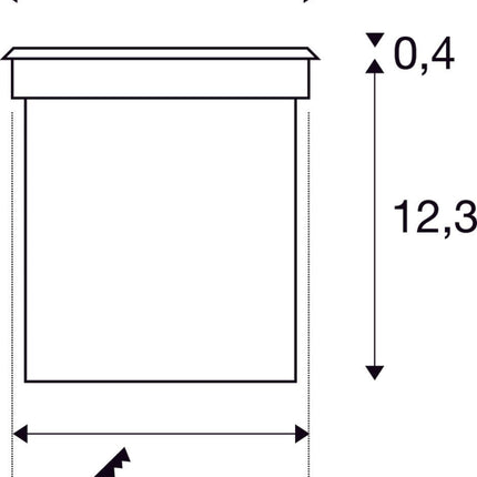 SLV Buitenlamp ROCCI IP67 Roestvrij Staal - Doika - Buitenverlichting - SLV - 4024163142106 - 227600