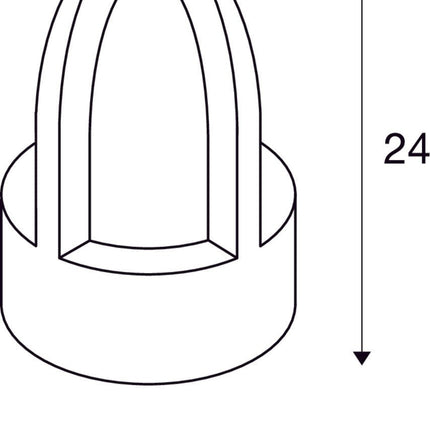 SLV Buitenlamp RUSTY ® CONE 24 IP54 Roest - Doika - Buitenverlichting - SLV - 4024163110846 - 229430