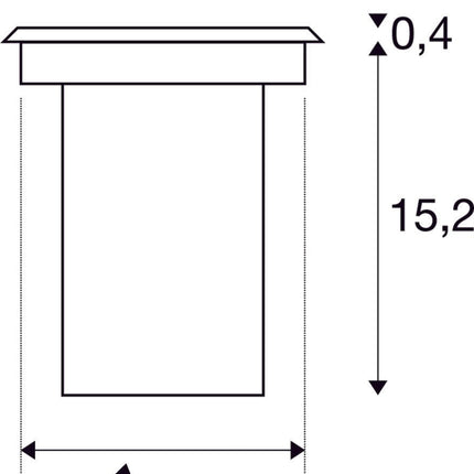 SLV Buitenlamp SOLASTO IP67 Roestvrij Staal - Doika - Buitenverlichting - SLV - 4024163147903 - 227680