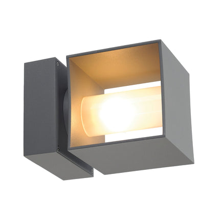 SLV Buitenlamp SQUARE TURN IP44 Grijs - Doika - Buitenverlichting - SLV - 4024163180801 - 1000335