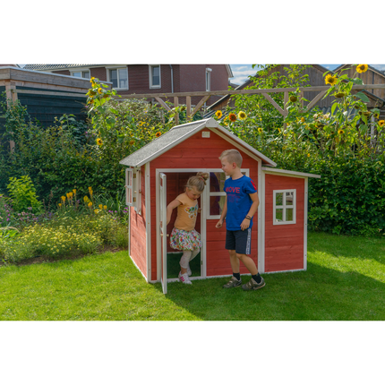 EXIT Cabane en bois Loft 150 - rouge