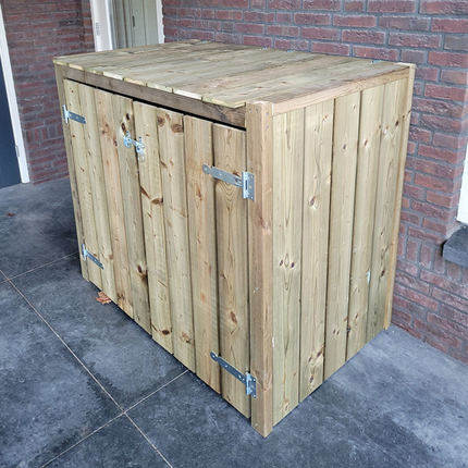 Volente Kliko Ombouw 2x 240 liter 133,5x87,5x119cm Geïmpregneerd hout