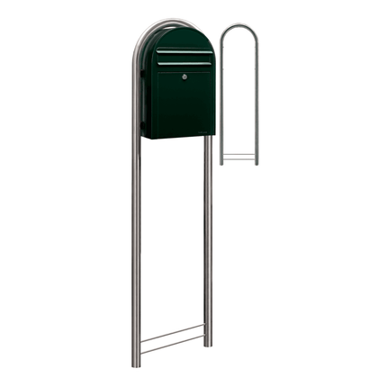 Bobi Classic COL 6064 zwartgroen - LetterBox - Brievenbus - Bobi - 6417237001351 - 01.01.01.26 zwartgroen COL6064