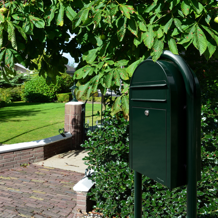 Bobi Classic S COL 6064 zwartgroen - LetterBox - Brievenbus - Bobi - 6417237039309 - 01.01.19.26 zwartgroen COL6064