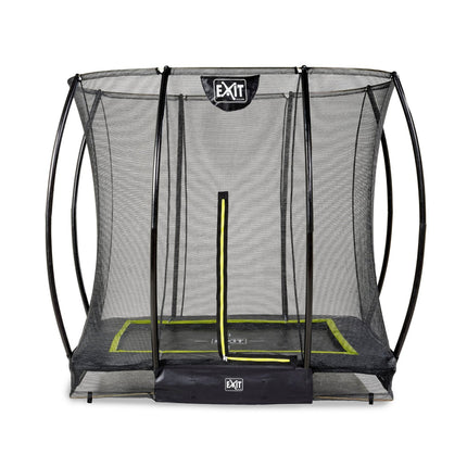 EXIT Silhouette inground trampoline 153x214cm met veiligheidsnet - zwart - Doika BV - Trampoline - EXIT Toys - 8720088262467 - 12.95.57.00