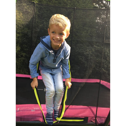 EXIT Silhouette inground trampoline 214x305cm met veiligheidsnet - zwart - Doika BV - Trampoline - EXIT Toys - 8719743250529 - 12.95.70.00