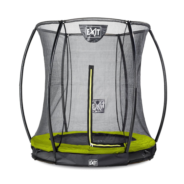 EXIT Silhouette inground trampoline ø183cm met veiligheidsnet - groen - Doika BV - Trampoline - EXIT Toys - 8719743250543 - 12.95.06.40