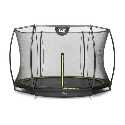 EXIT Silhouette inground trampoline ø305cm met veiligheidsnet - zwart - Doika BV - Trampoline - EXIT Toys - 8717703020397 - 12.95.10.00