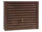 Garantia Regenton muurmodel Woody donker hout 40x124x100 cm - 350L - Doika BV - Regentonnen - Garantia - PMW350F