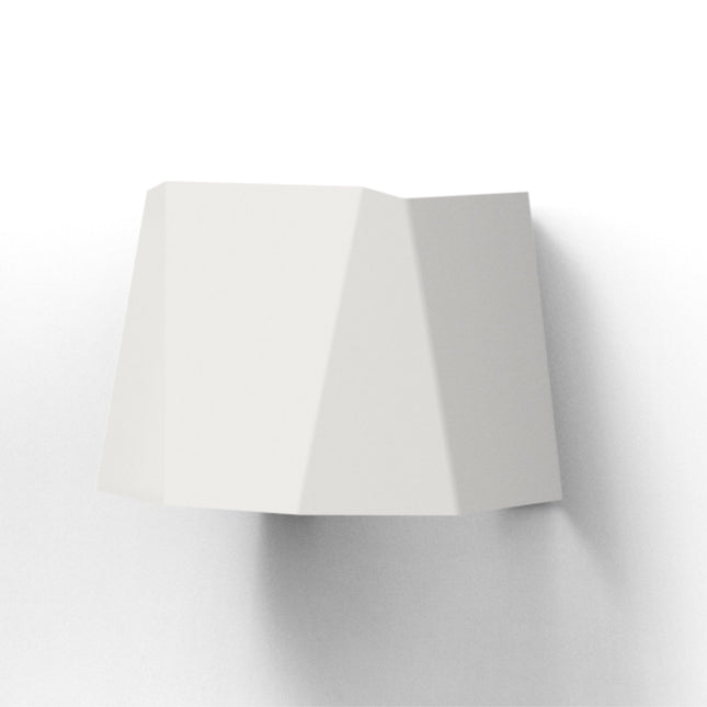 GARDD Facet lamp aluminium wit 14x14x13cm (DxBxH) - Doika BV - Buitenverlichting - Gardd - GARDD-A3W-FACET-WHITE