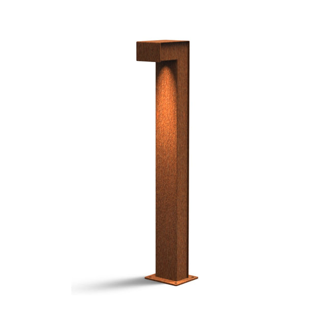 GARDD Trillar lamp cortenstaal 15x10x80cm (DxBxH) - Doika BV - Buitenverlichting - Gardd - GARDD-C2S-800