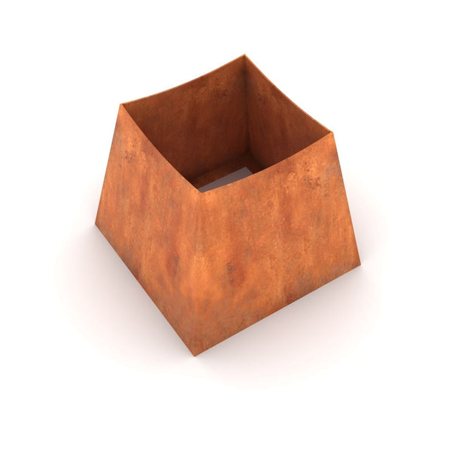 Geroba Reposa Vuurschaalhouder Cortenstaal 65 x 65 x 54,5 cm (LxBxH) - Doika BV - Vuurschaalhouder - Geroba - Repos3