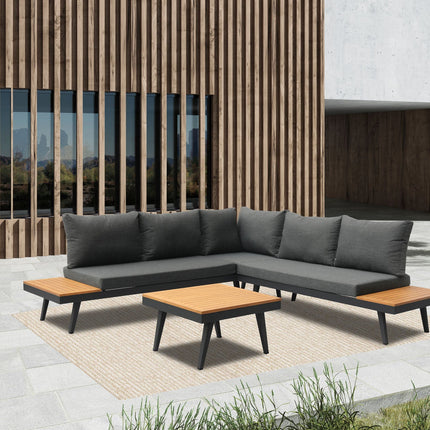 SenS-Line Loungeset Costa zwart - Doika BV - Loungeset - SenS-Line - 8720289831660 - 82064-B