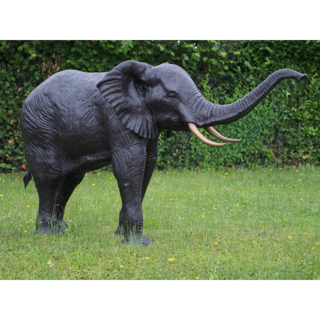 Thermobrass Grote Olifant 189x140x321cm (HxBxL) - Doika BV - Bronzen beeld - Thermobrass - 5410807106891 - B689