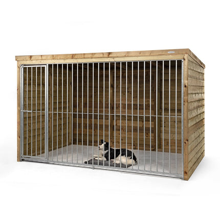 Voldux Hondenkennel Beer 314 x 203 x 196 cm - Doika BV - Hondenkennel - Voldux - 8720569173183 - 8720569173183