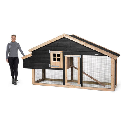 Voldux Kippenhok Remco links 300 x 90 x 160 cm - Doika BV - Kippenhok - Voldux - 8720569162118 - 8720569162118